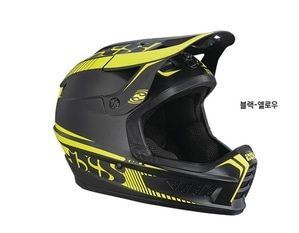 iXS 엑스액트 풀페이스 헬멧 [Xact Full Face Helmet] 블랙/옐로우